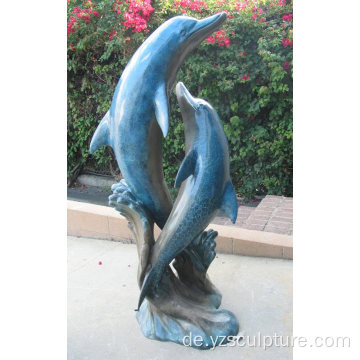 Leben Größe Bronze Dolphin Statue zum Verkauf